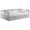 Alaterre Furniture Melody Twin to King Extendable Day Bed with Storage, Dove Gray AJME1080 - alternate 1